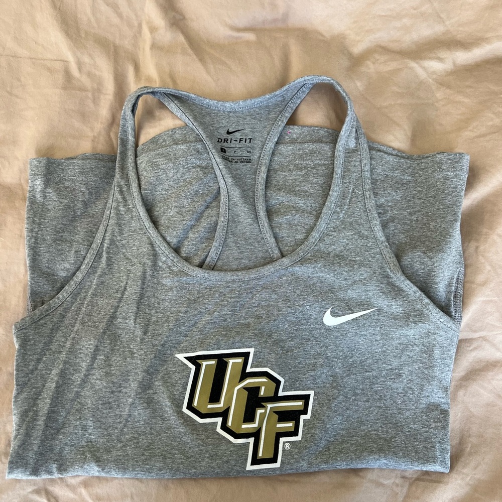 Nike UCF Heather Gray Women's Tank Top